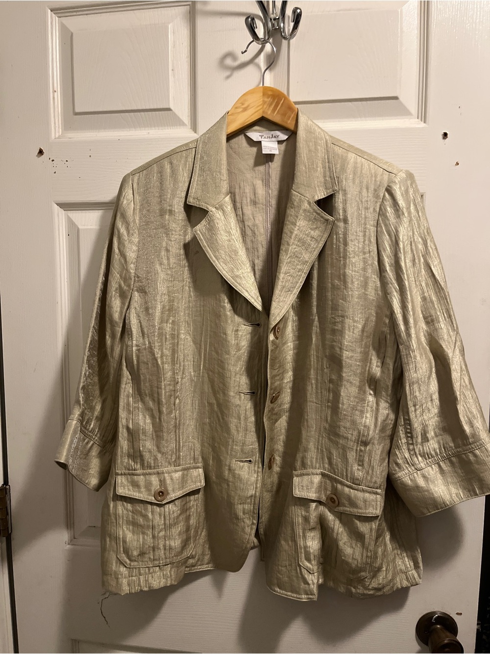 Tanjay metallic blazer